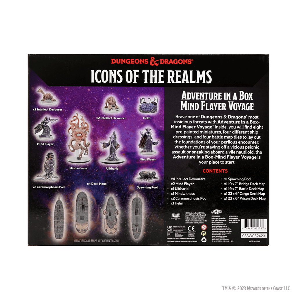 D&D: Icons of the Realms - Adventure In A Box - Mind Flayer Voyage - 