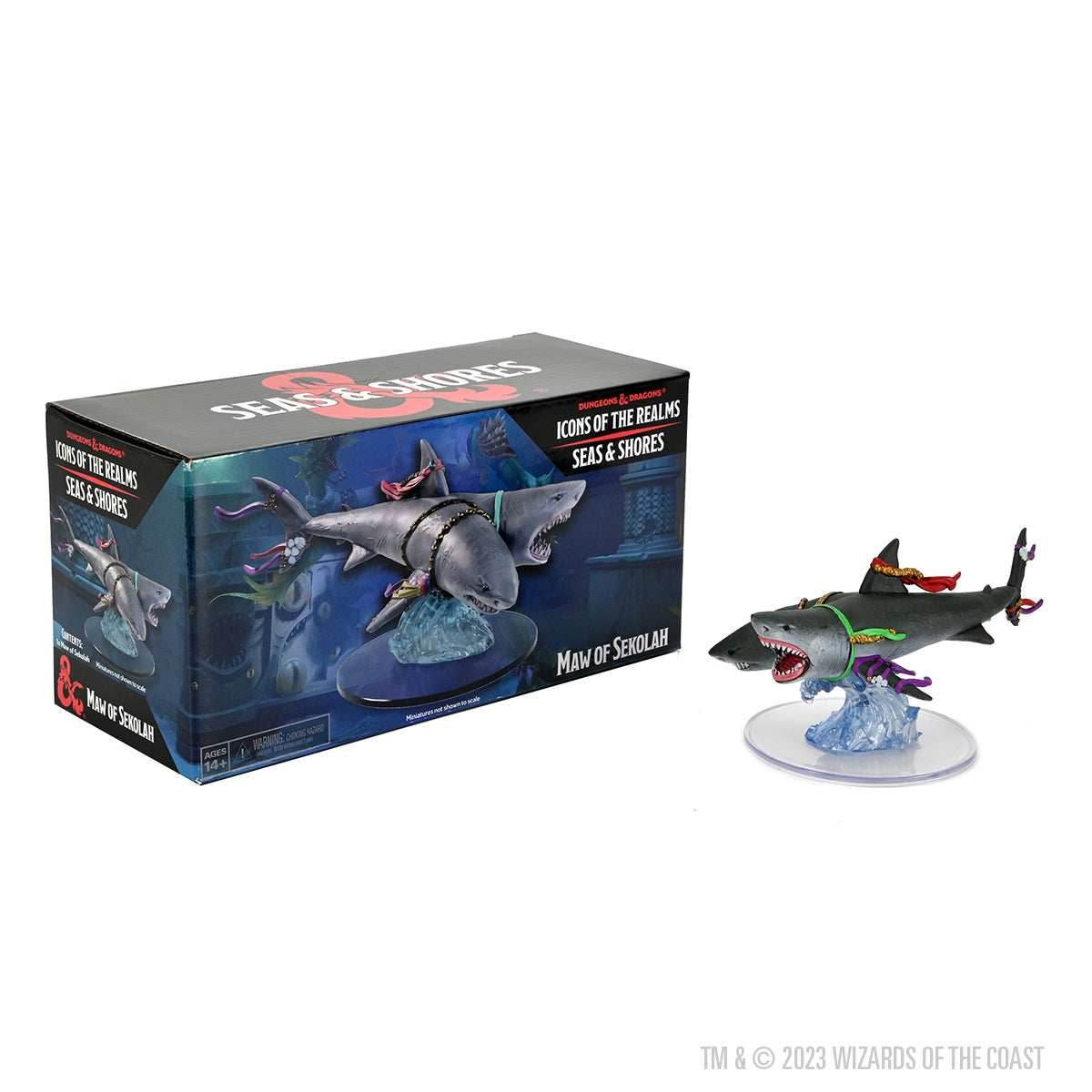 D&D: Icons of the Realms - Seas & Shores Maw of Sekolah Boxed Figure - 
