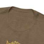 Golden Celtic Dice Dragon Shirt - Army / S