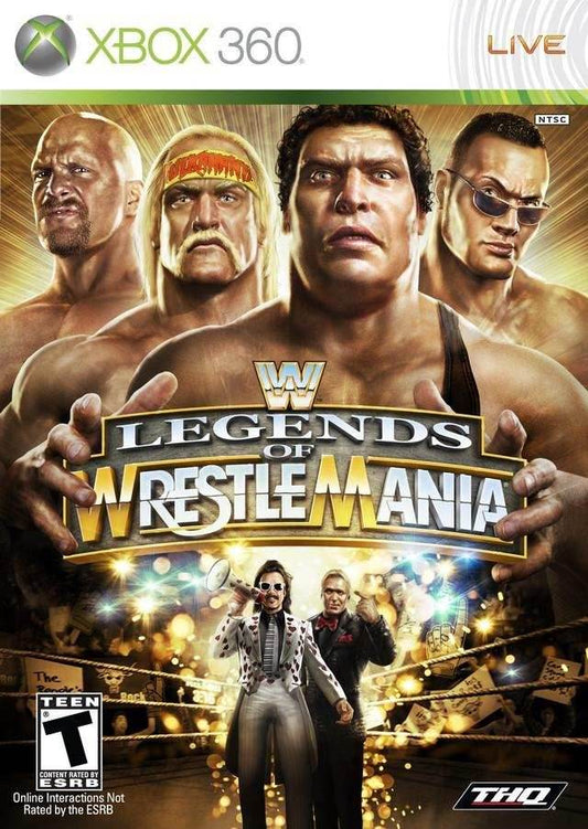 WWE Legends of WrestleMania (Xbox 360) - Game Manual Only