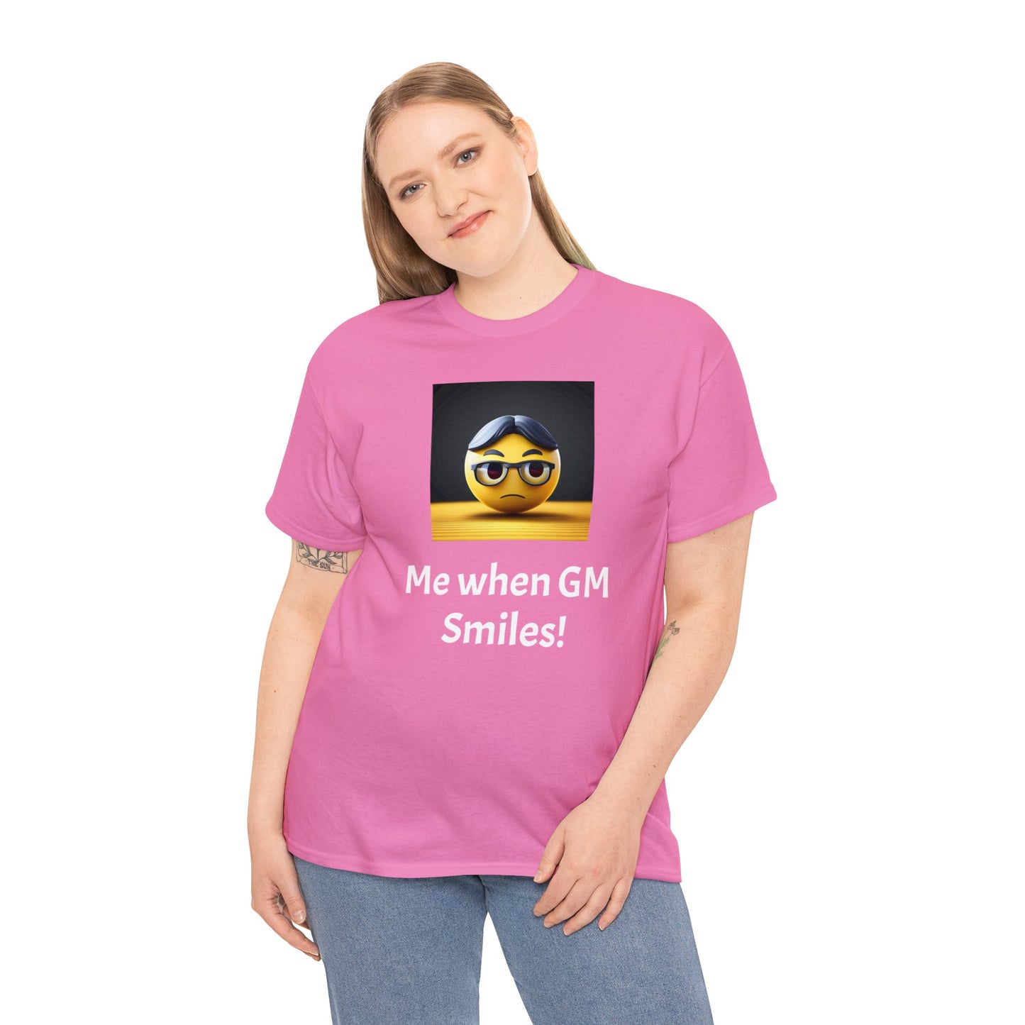 Me when the Gm Smiles Unisex Heavy Cotton Tee-DungeonDice1