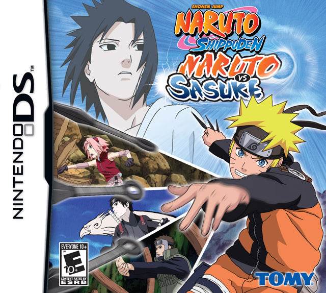 Naruto Shippuden: Naruto vs Sasuke (Nintendo DS) - Game Manual Only
