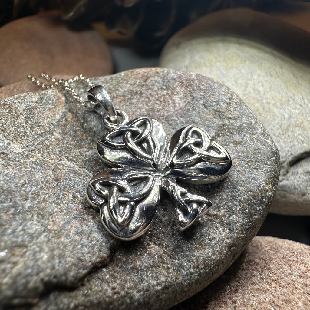 Peridot Shamrock Necklace