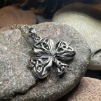 Peridot Shamrock Necklace