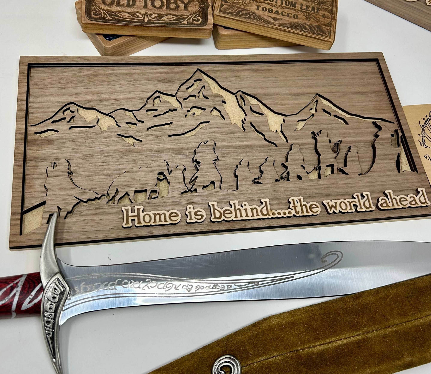 LOTR Fantasy Book Wall Art - 