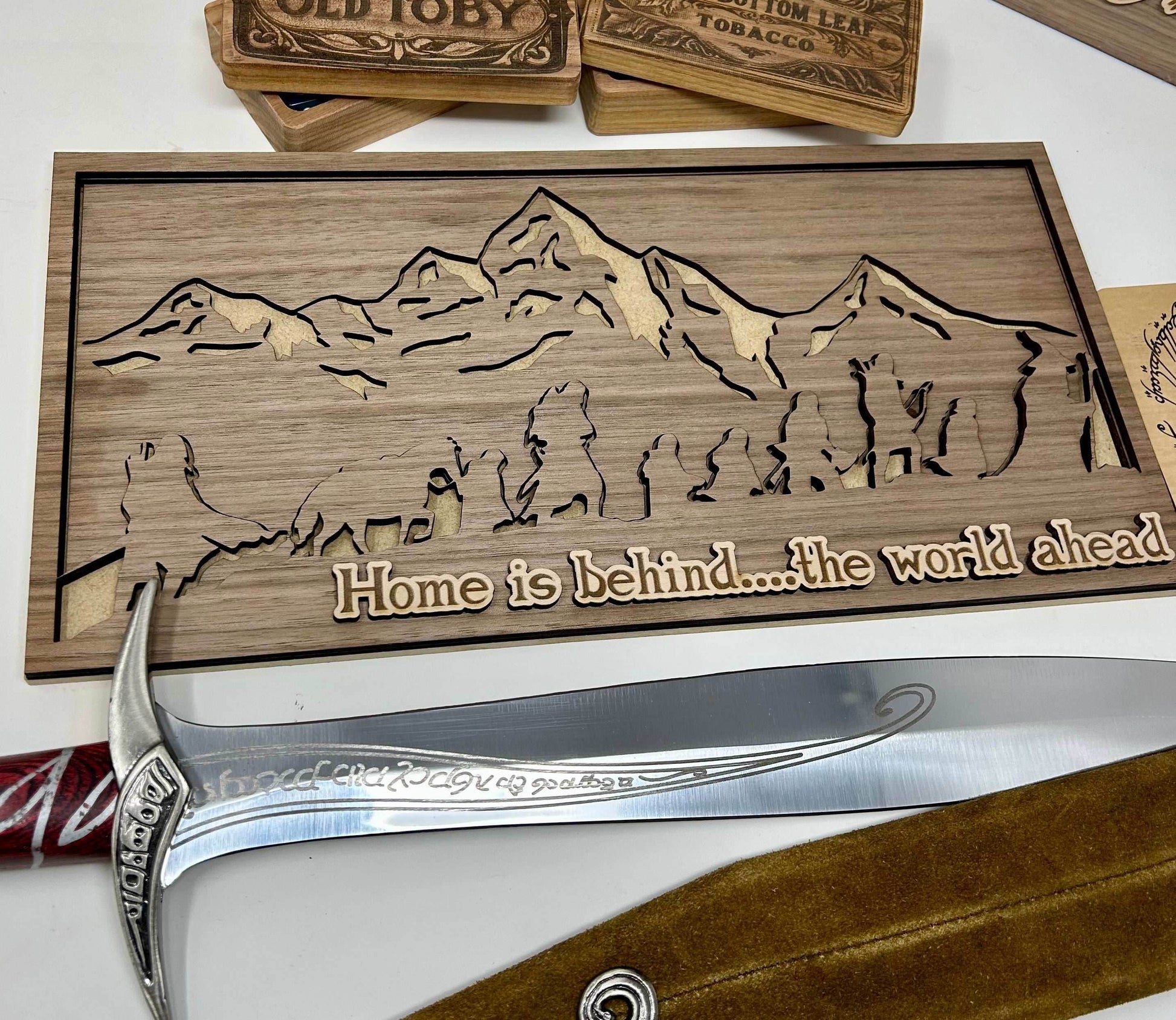 LOTR Fantasy Book Wall Art - 