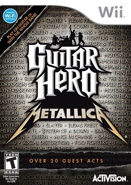 Guitar Hero: Metallica (Wii) - Game Manual Only