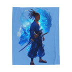 Wolf Warrior Plush Blanket