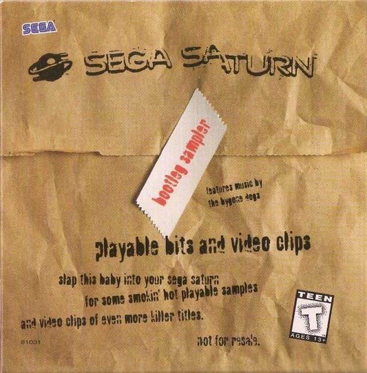 Sega Saturn Bootleg Sampler (Sega Saturn) - Game Manual Only