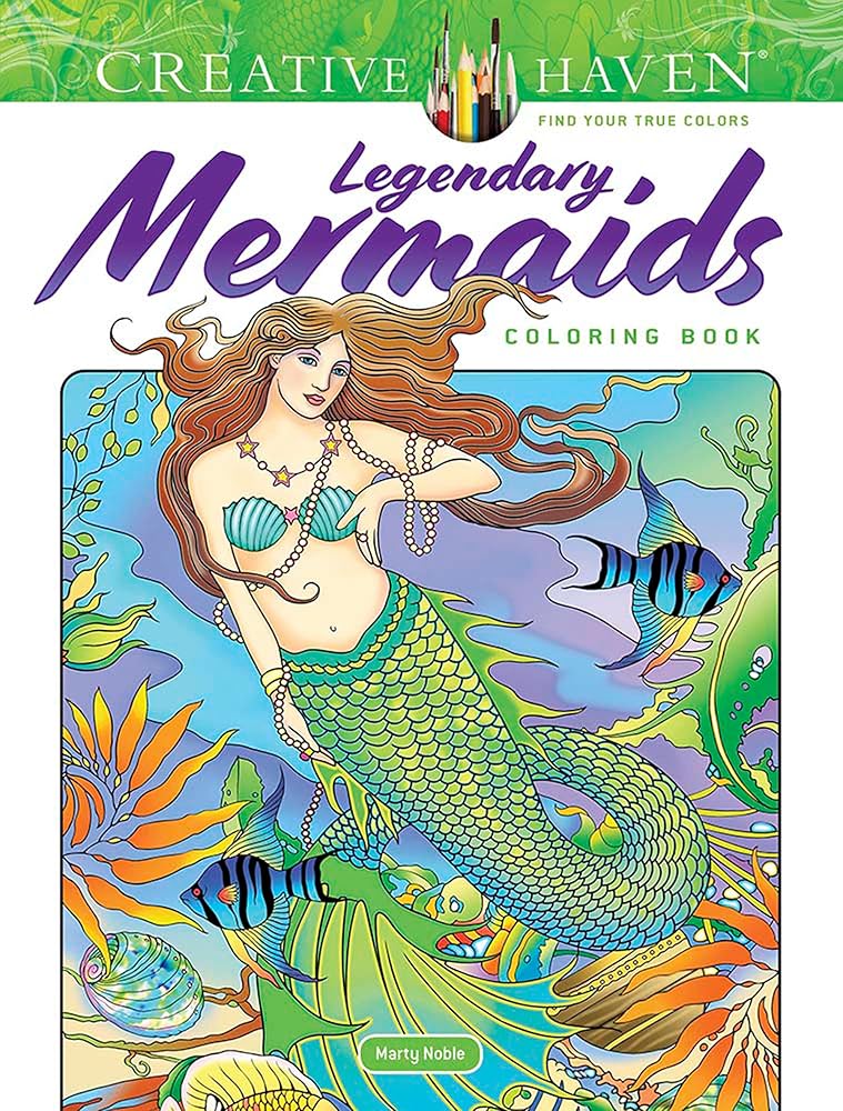 Creative Haven Legendary Mermaids Coloring Book (Adult Coloring Books: Fantasy)