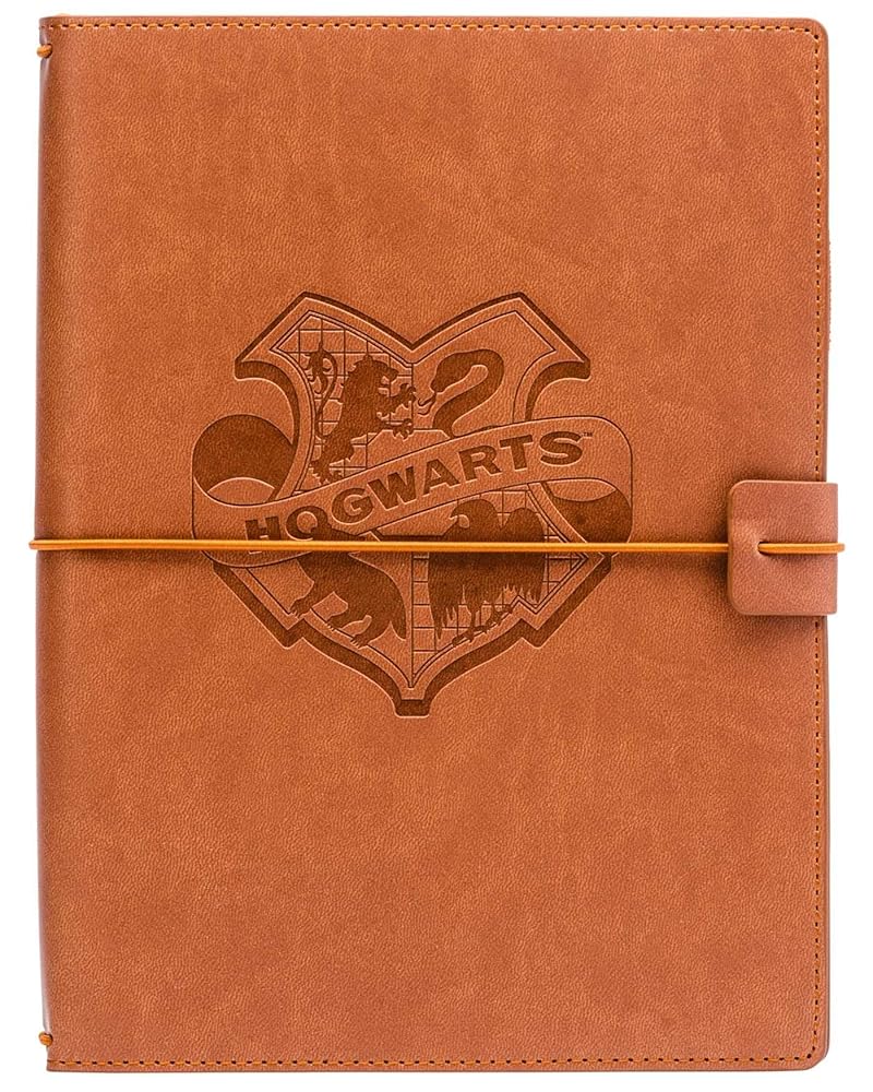 Harry Potter: Welcome To Hogwarts Traveler's Notebook Set: (Refillable Notebook)