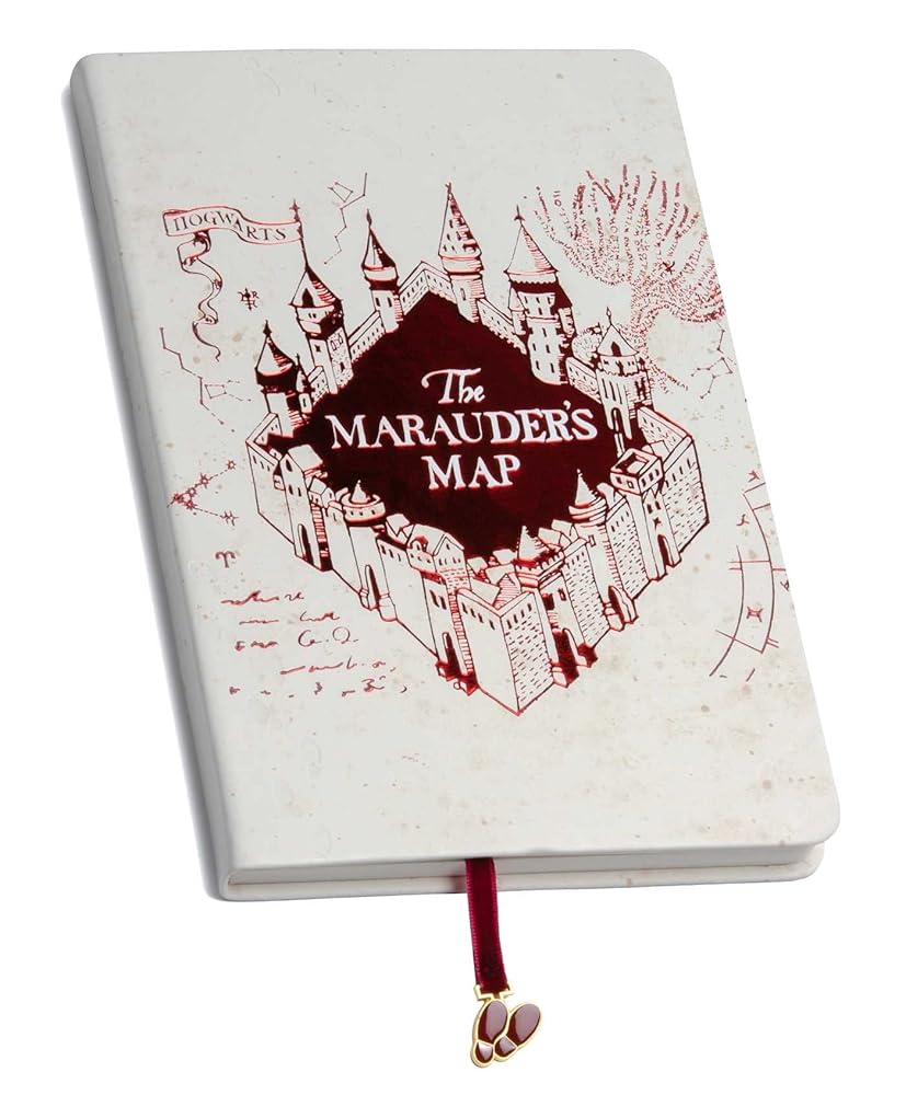 Harry Potter: Marauder's Map?ó?Ç??ó Journal with Ribbon Charm