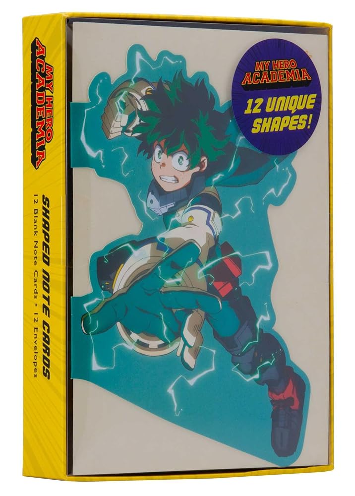 My Hero Academia: Class 1-A Boxed Die-cut Note Cards (Set of 12)