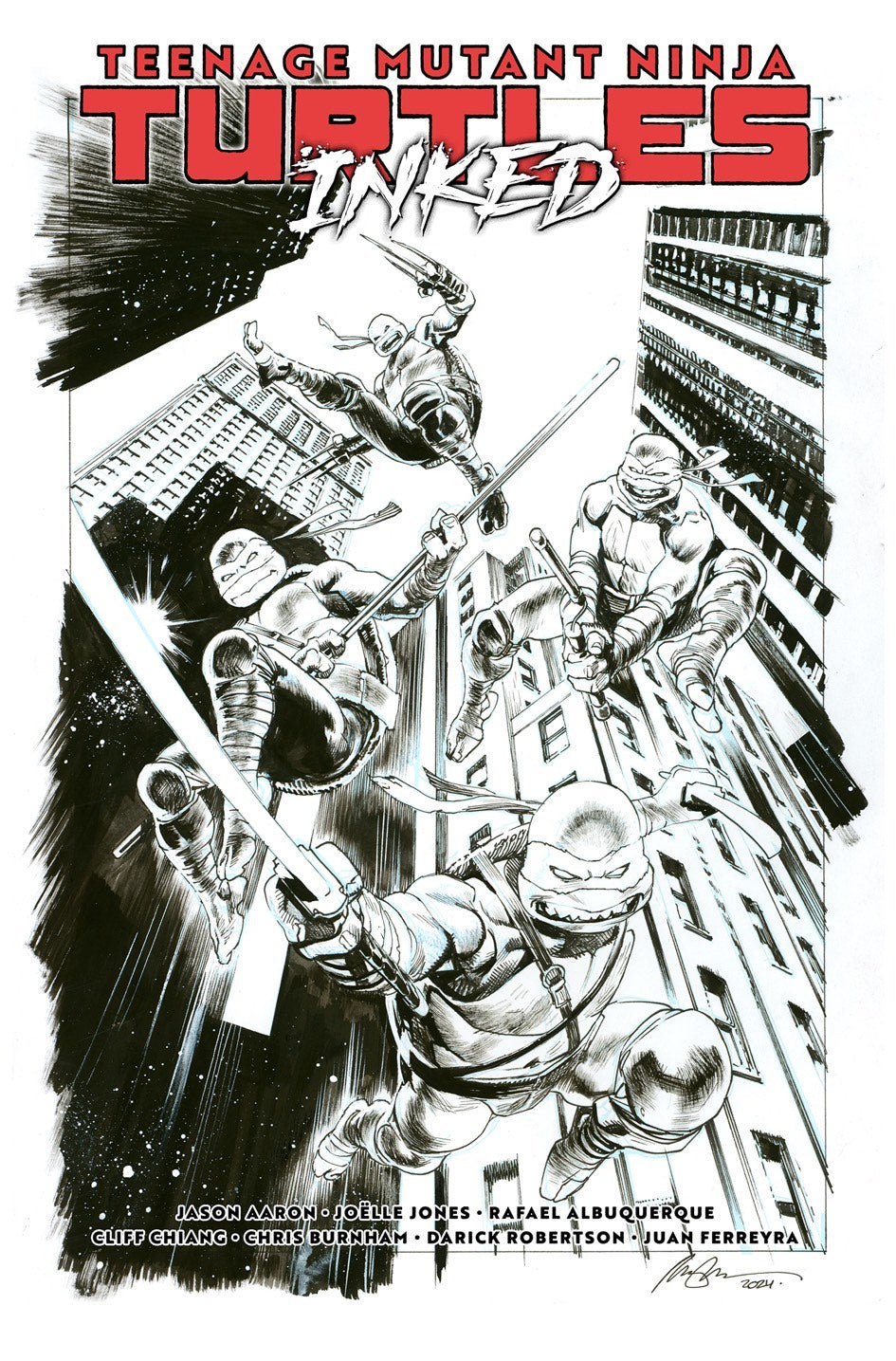 Teenage Mutant Ninja Turtles, Vol. 1: Return to New York—Inked Deluxe Edition