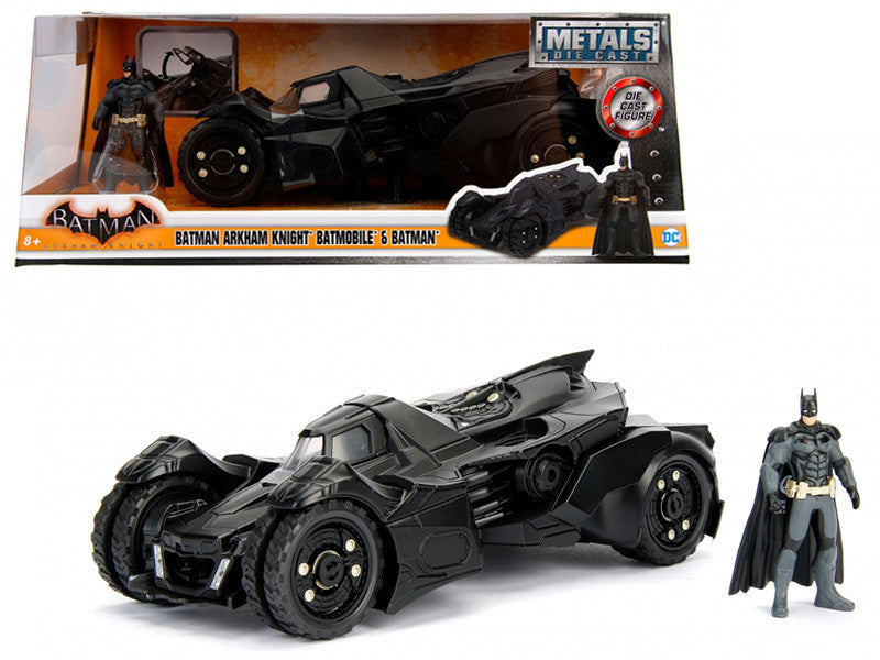 Arkham Knight Batmobile with Batman Diecast Figure 1/24 Diecast Model Car by Jada-0