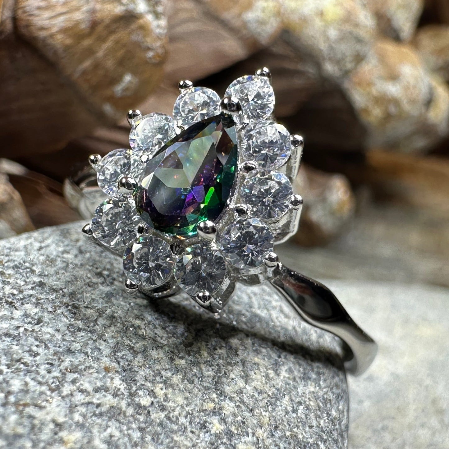 Celtic Vines Moonstone Ring