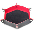 Black/ Red Hex Foldable Flannel Tray - 