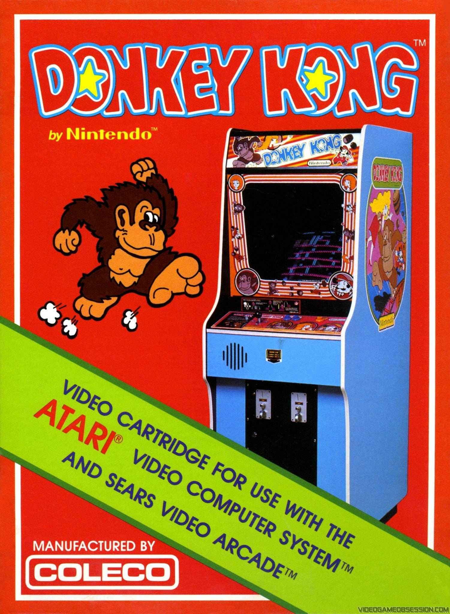 Donkey Kong (Atari 2600) - Game Manual Only