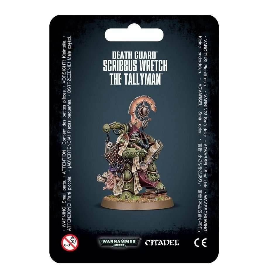 Warhammer 40K: Death Guard - Scribbus Wretch, the Tallyman - 