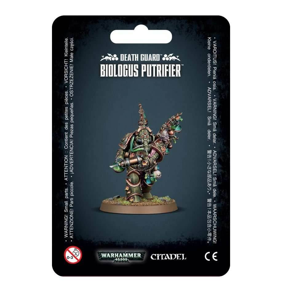 Warhammer 40K: Death Guard - Biologus Putrifier - 