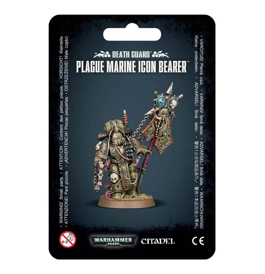 Warhammer 40K: Chaos Space Marines - Plague Marine Icon Bearer - 