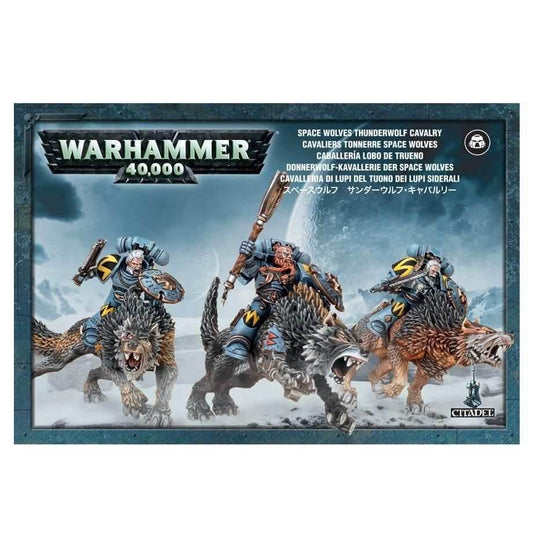 Warhammer 40K: Space Woves - Thunderwolf Cavalry - 