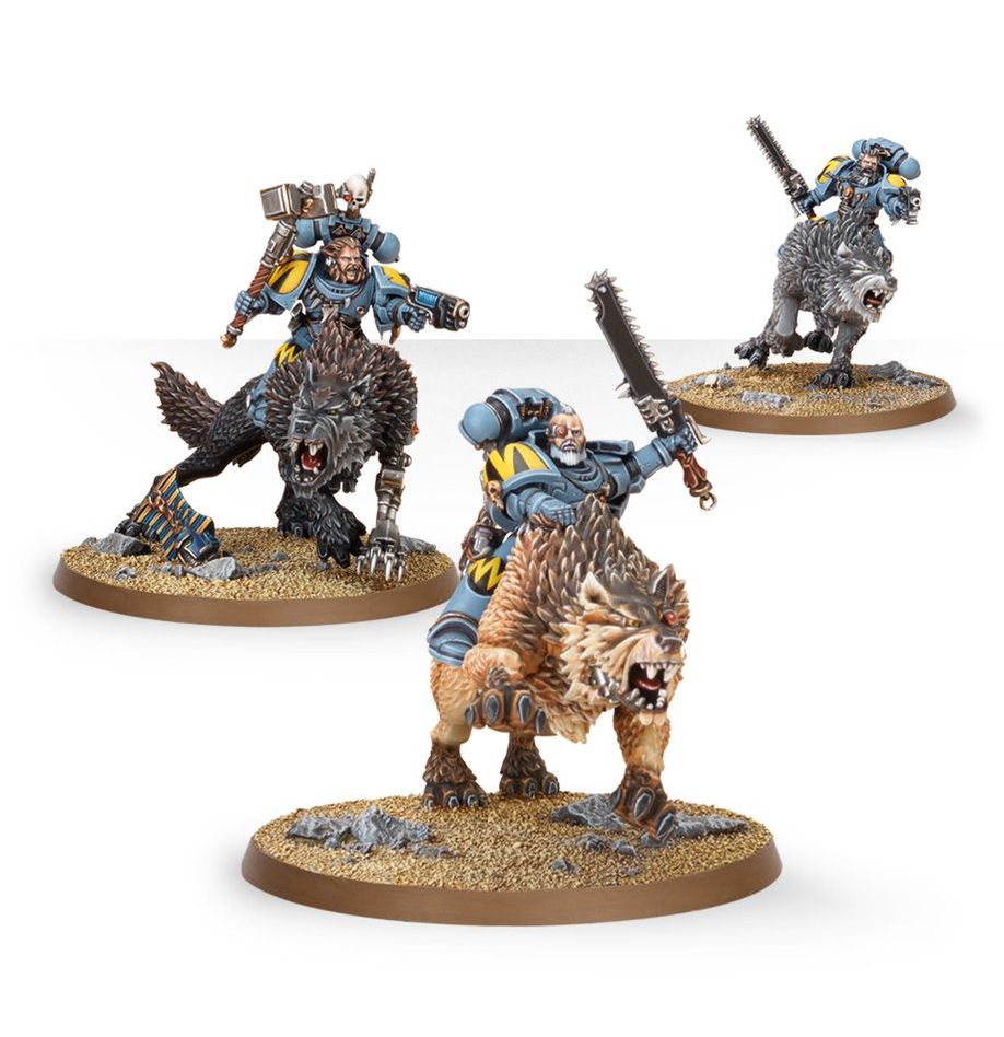 Warhammer 40,000: Space Wolves - Thunderwolf Cavalry