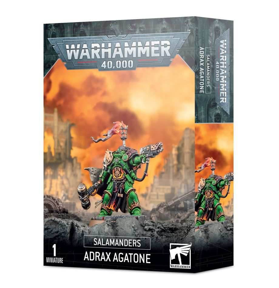 Warhammer 40K: Salamanders - Adrax Agatone - 