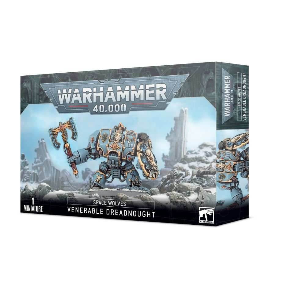 Warhammer 40K: Space Wolves - Venerable Dreadnought - 