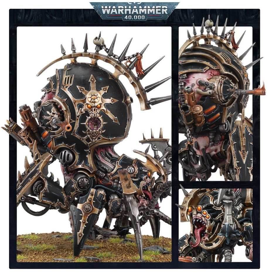 Warhammer 40K: Chaos Space Marines - Warpforged Venomcrawler & Obliterators - 