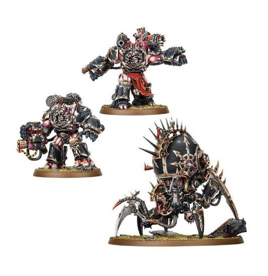Warhammer 40K: Chaos Space Marines - Warpforged Venomcrawler & Obliterators - 