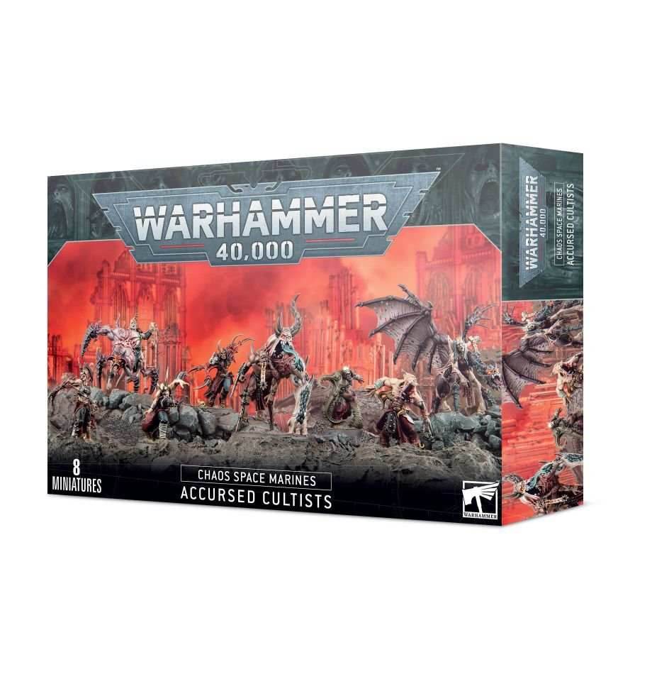 Warhammer 40K: Chaos Space Marines - Accursed Cultists - 