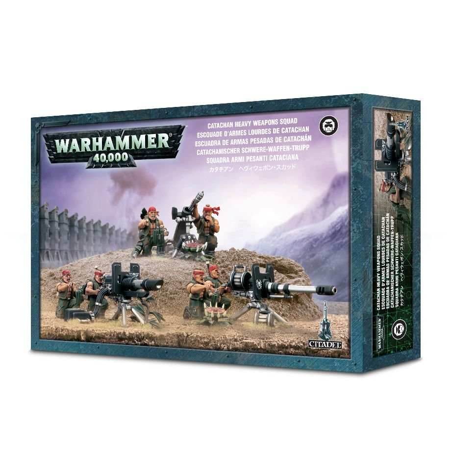 Warhammer 40K: Astra Militarum - Catachan Heavy Weapon Squad - 