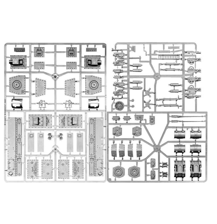 Warhammer 40K: Astra Militarum - Baneblade Sponsons And Accessories - 