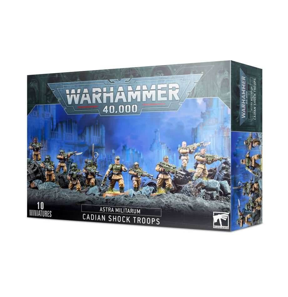Warhammer 40K: Astra Militarum - Cadian Shock Troops - 