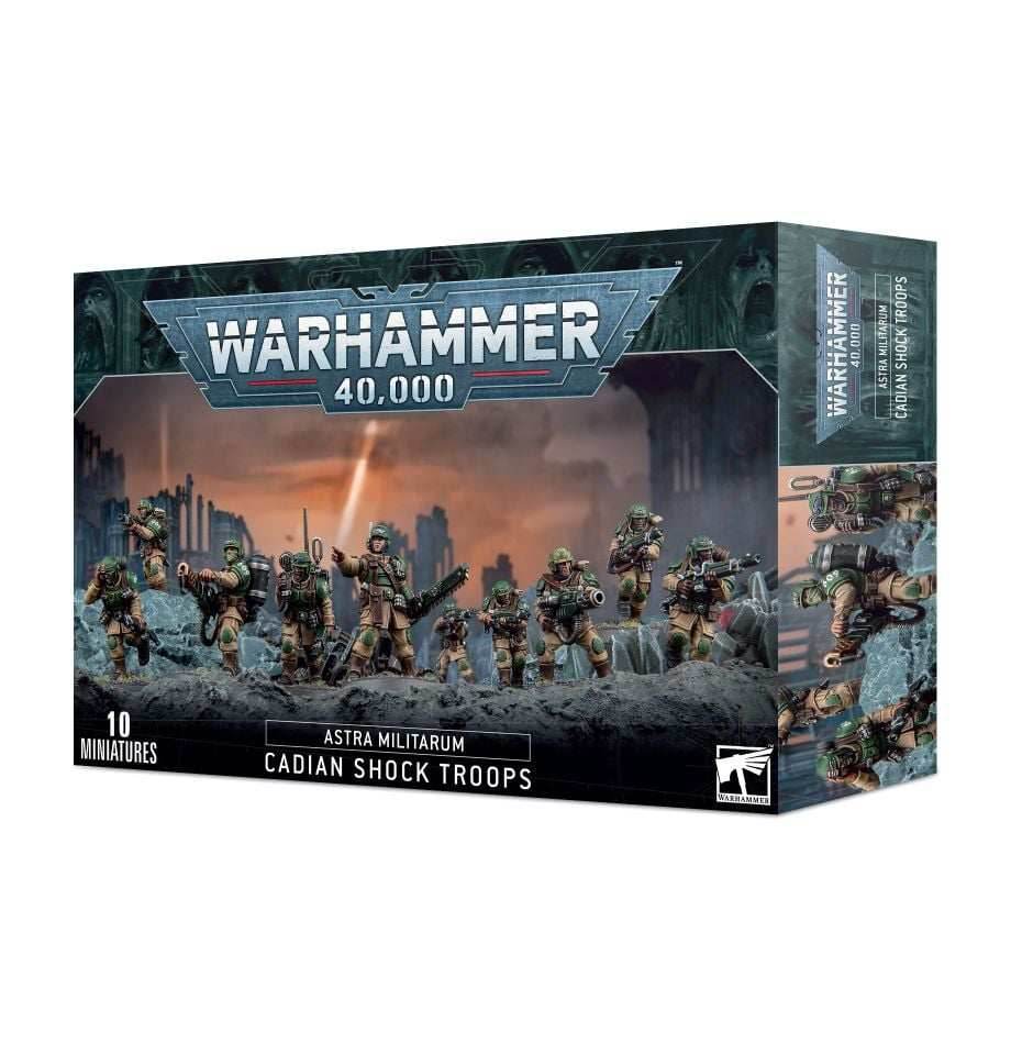 Warhammer 40K: Astra Militarum - Cadian Shock Troops - 