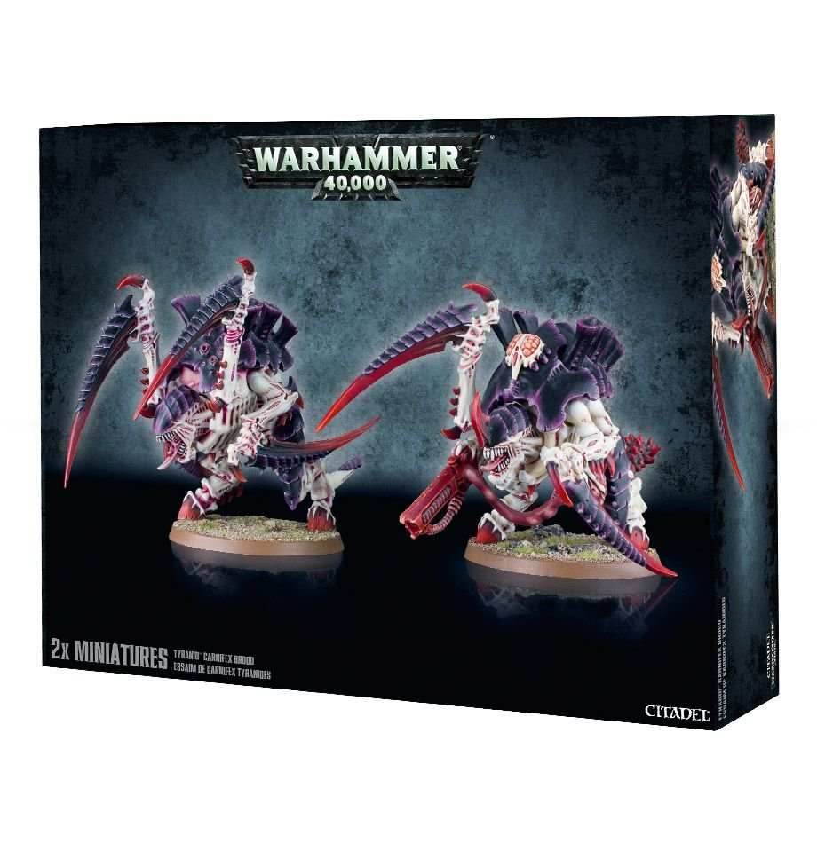 Warhammer 40K: Tyranids - Carnifex/Old One Eye/Screamer-Killer/Thornback Brood - 