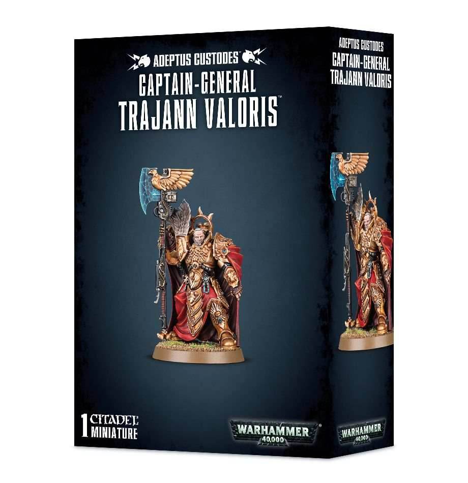 Warhammer 40K: Adeptus Custodes - Captain-General Trajann Valoris - 