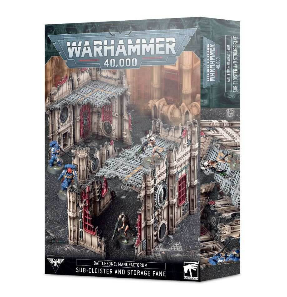Warhammer 40K: Battlezone - Manufactorum Sub-Cloister and Storage Fane - 