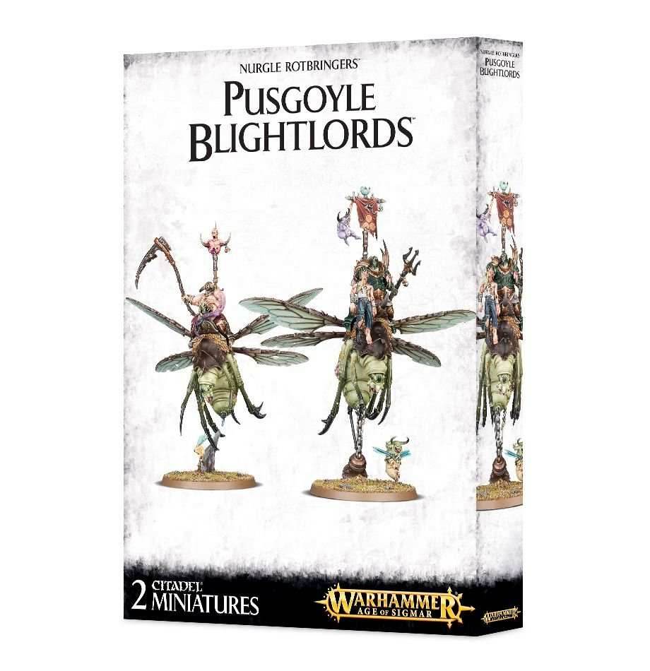 Warhammer: Maggotkin of Nurgle - Pusgoyle Blightlords/Lord of Afflictions - 