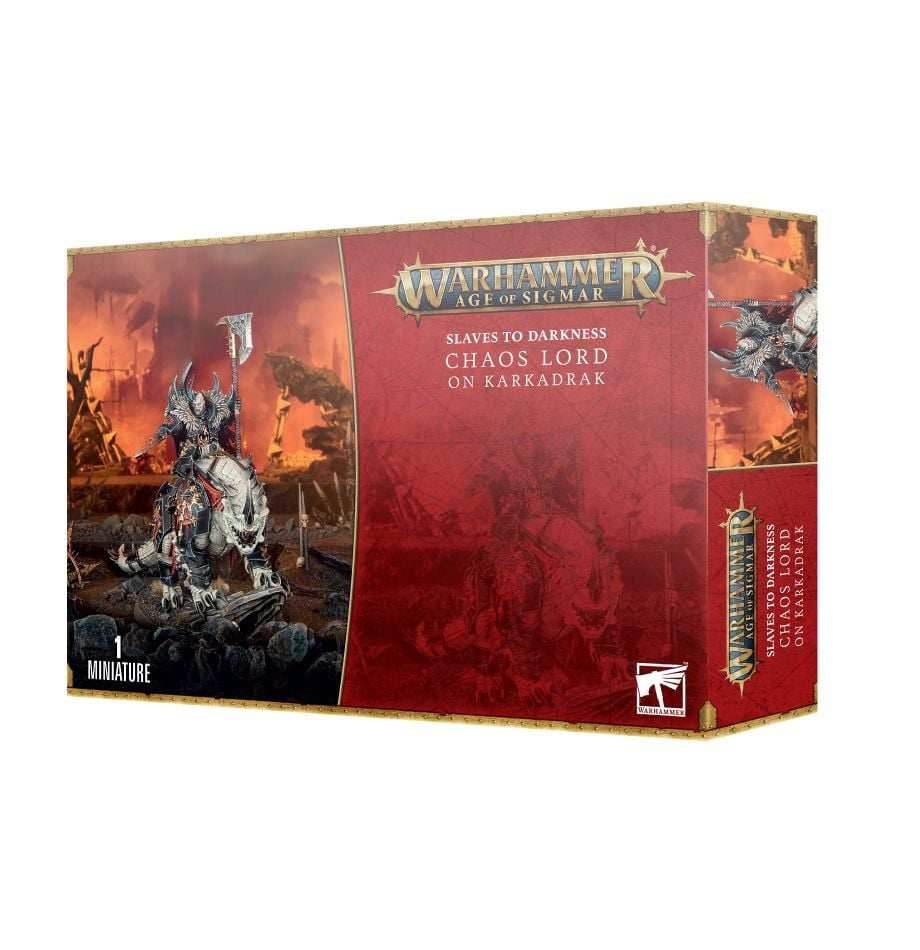 Warhammer: Slaves to Darkness - Chaos Lord on Karkadrak - 