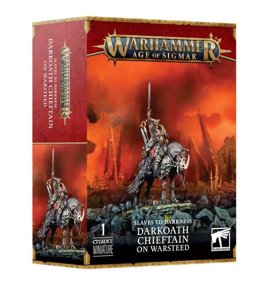 Warhammer: Slaves to Darkness – Darkoath Chieftan on Warsteed - 