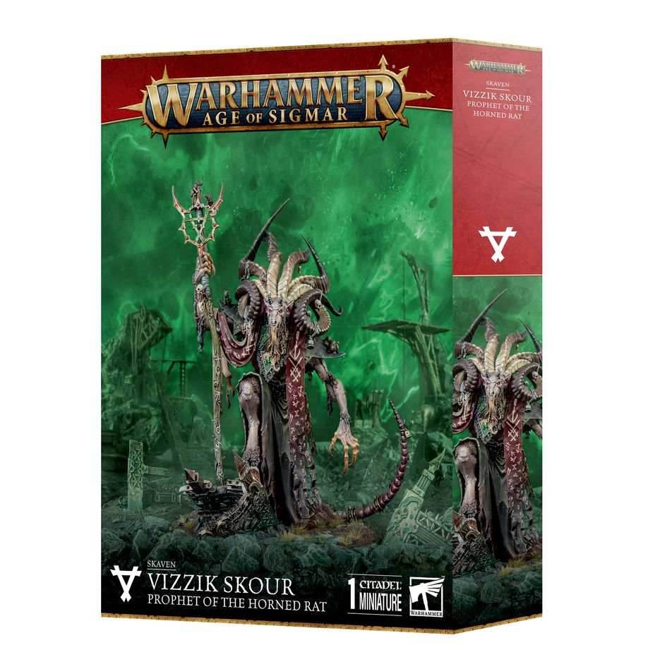 Warhammer: Skaven - Vizzik Skour, Prophet of the Horned Rat - 