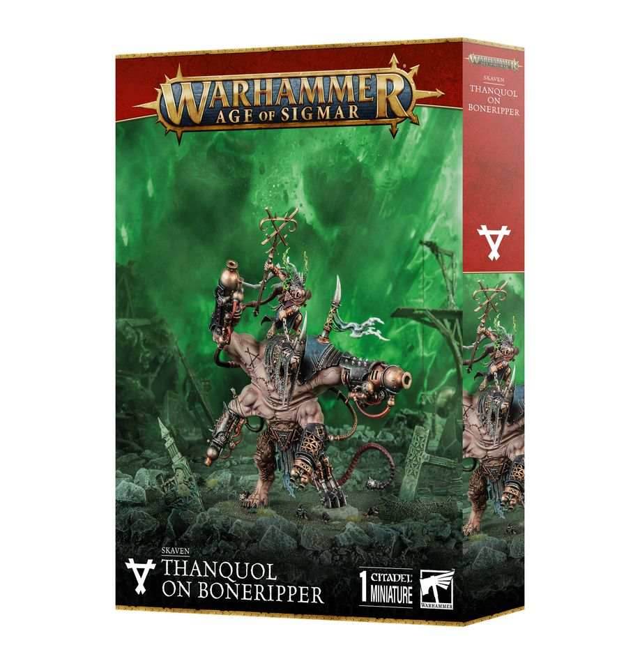 Warhammer: Skaven - Thanquol on Boneripper - 