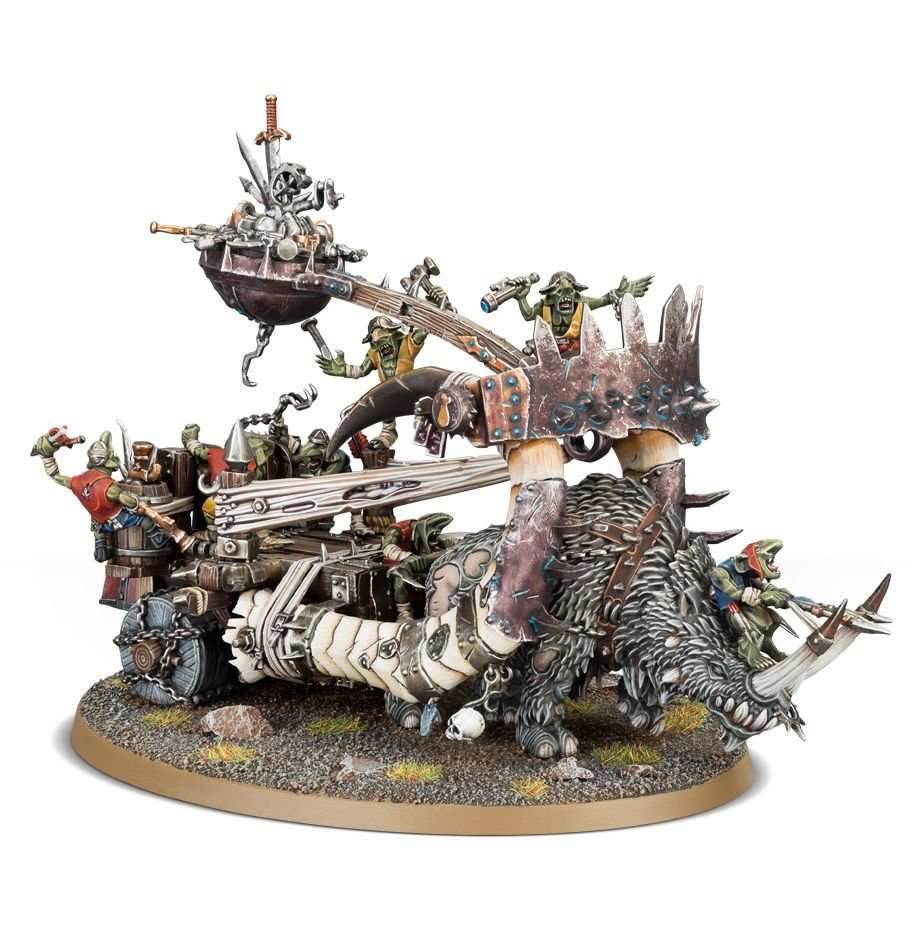 Warhammer: Ogor Mawtribes - Gnoblar Scraplauncher/Ironblaster - 
