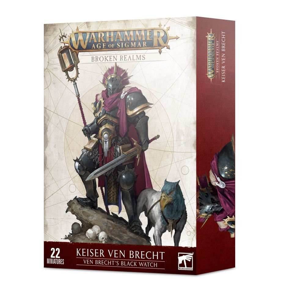 Warhammer: Broken Realms - Storm Cast Eternals - Keiser Ven Brecht & Ven Brecht's Black Watch - 
