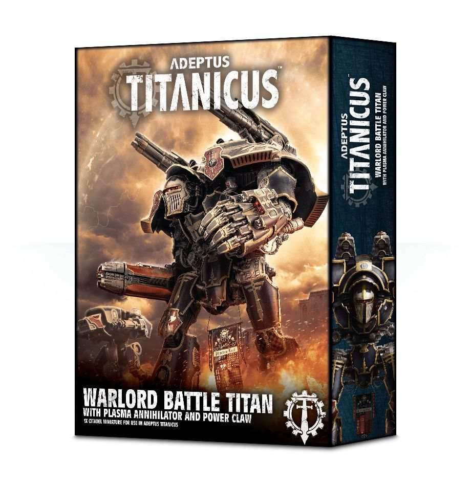 Adeptus Titanicus - Warlord Battle Titan W/ Plasma Annihilator & Power Claw - 