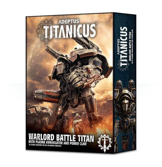 Adeptus Titanicus - Warlord Battle Titan W/ Plasma Annihilator & Power Claw - 