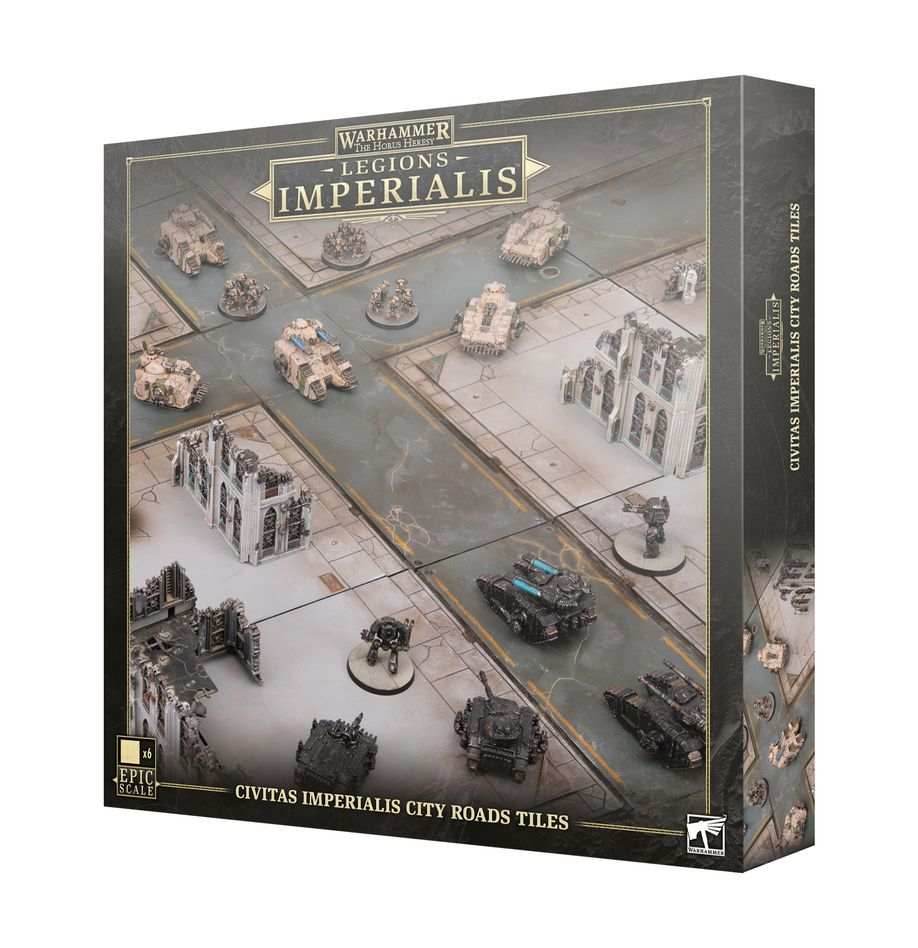 Warhammer Legions Imperialis: Civitas Imperialis City Road Tiles - 