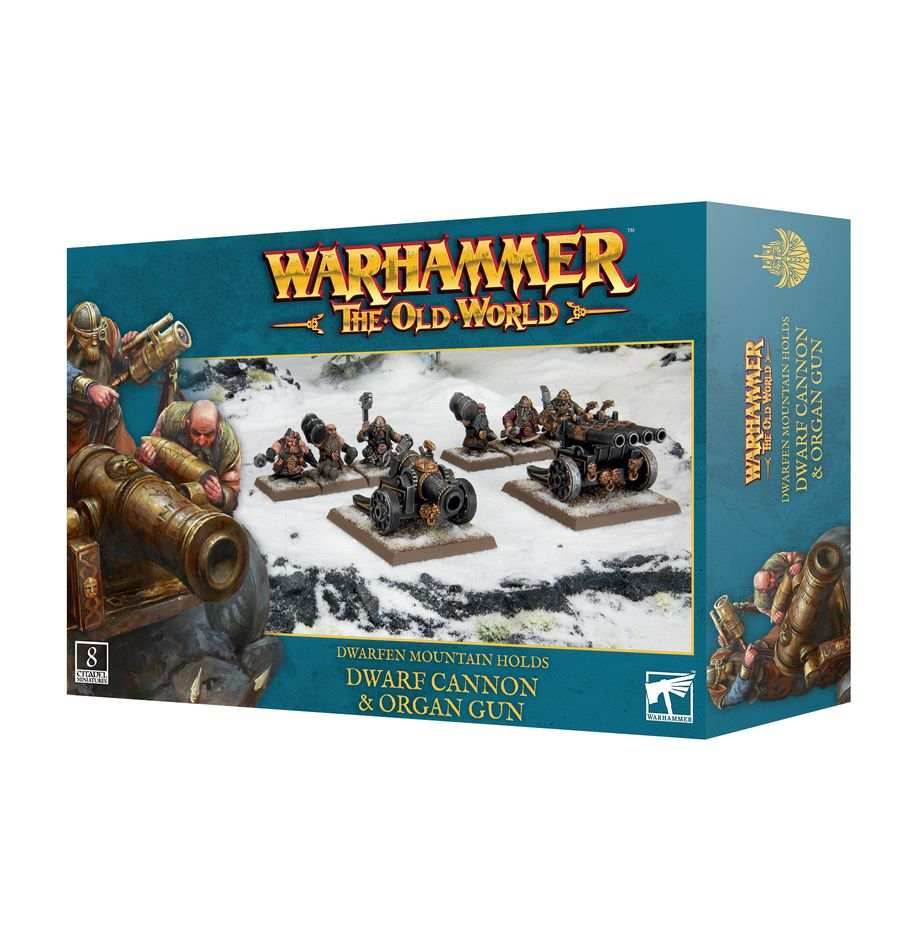 Warhammer: The Old World - Dwarfen Mountain Holds - Dwarf Cannon & Organ Gun - 
